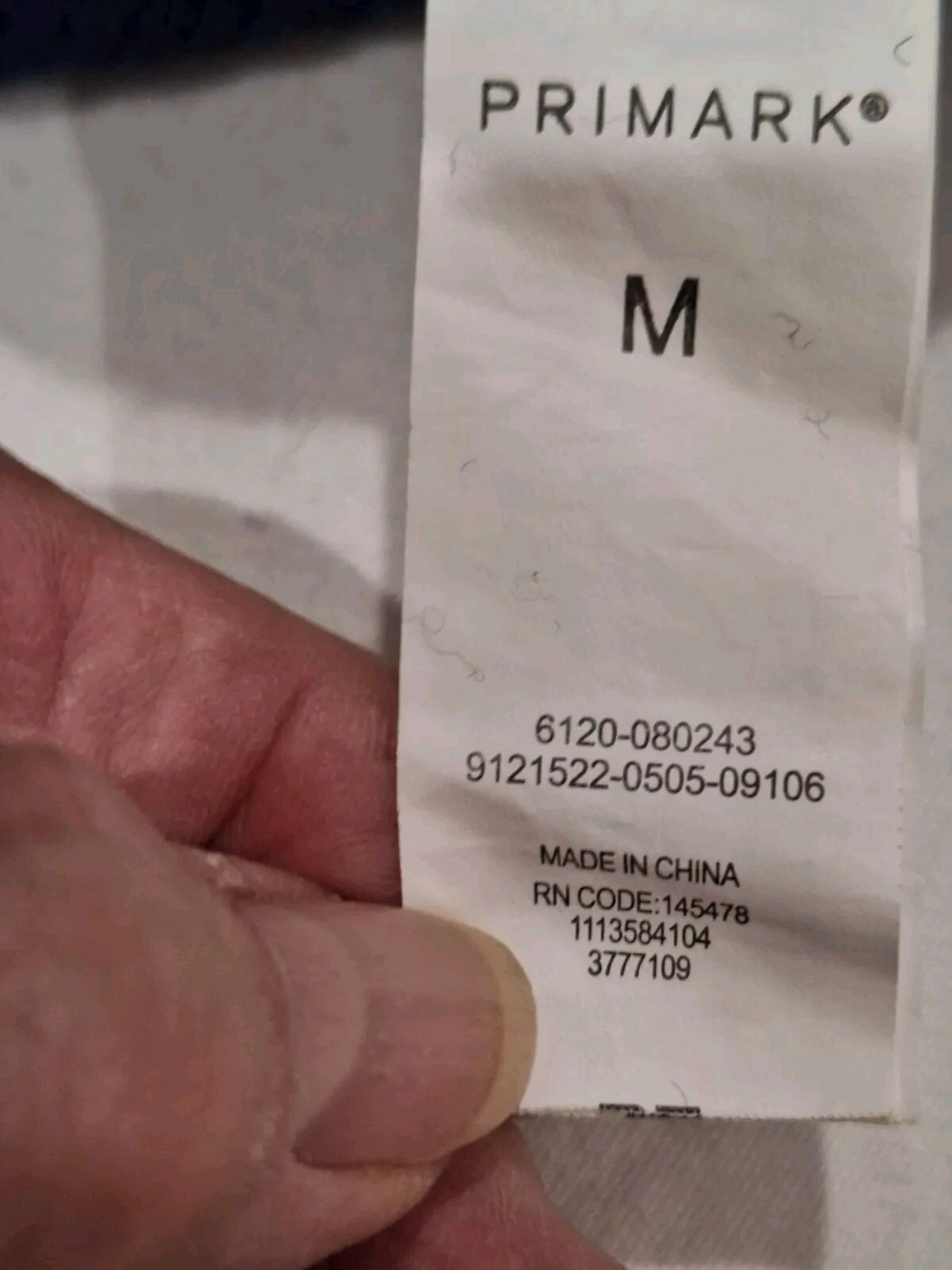 Primark Seasons Greetings Ugly Christmas Sweater Medium Navy Blue W Xmas Tree