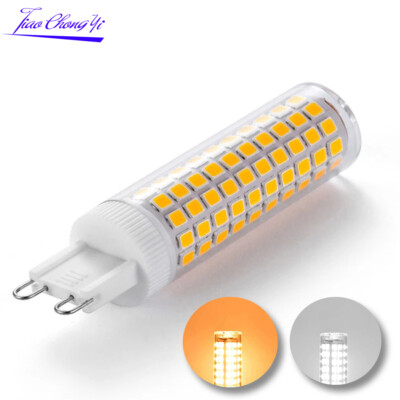 10W G9 AC100V-265V 2835 124LEDs PC led Ceramics light No Flicker white LED lamp
