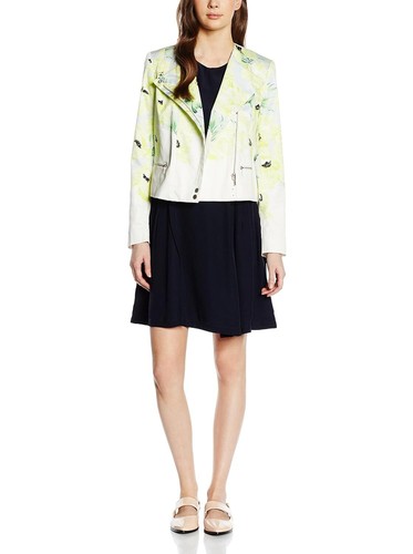 French Connection jacket with flowers, yellow, XS / S - Picture 3 of 3