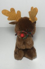 Vintage Dakin Rudolph Reindeer 1985 Plush Toy Christmas