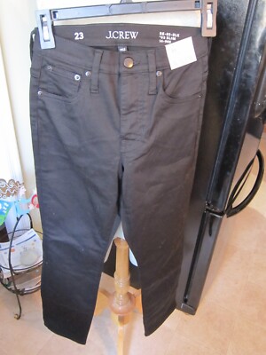 NWT crew 03 SLIM BLACK JEANS SIZE 23