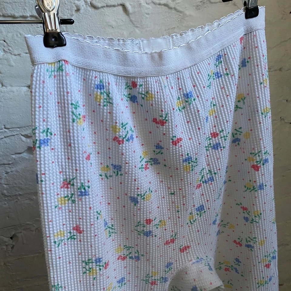 Leggings térmicos florales vintage gofre cabaña hada grunge abuela mujer XS  Foto 3 de 4