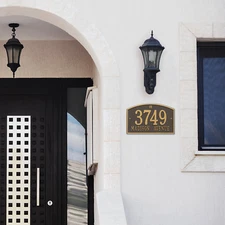 Cape Charles Personalized Address Plaque