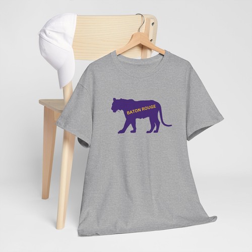 LSU Tiger Baton Rouge Silhouette Shirt I LSU Game Day Tee I LSU Football Shirt - Picture 58 of 97