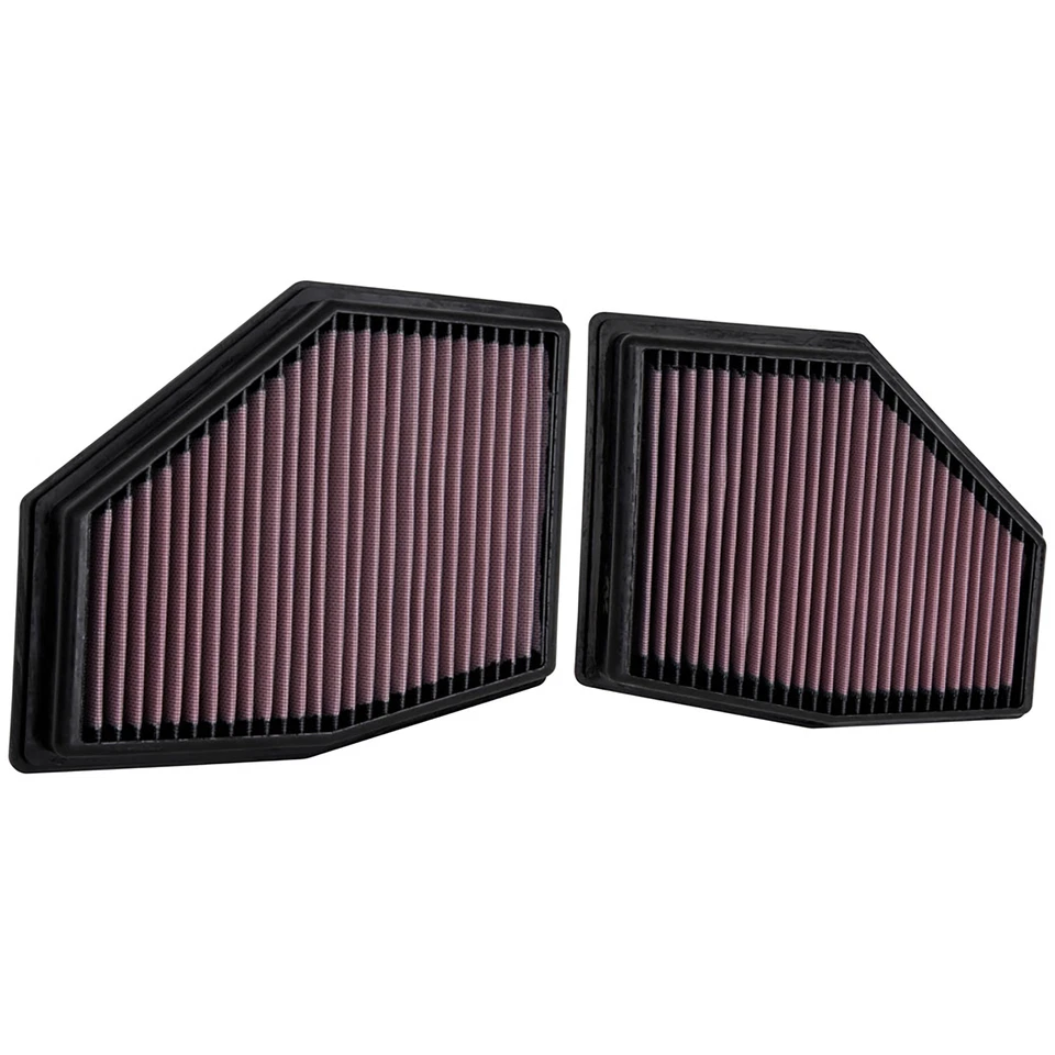 Filtros de ar laváveis de desempenho K&N 33-3155 para 2020-24 BMW M850i / 20-23 M550i - Imagem 4 de 4