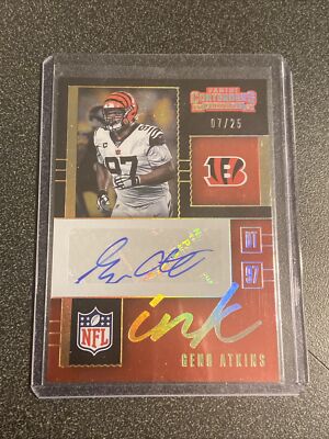 2020 Contenders Football Ink Geno Atkins Auto 7/25