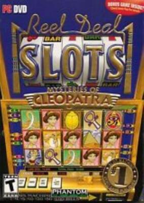 Reel Deal Slots: Mysteries of Cleopatra PC DVD slot machine casino Egypt game!