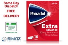 Fast Acting Advance Extra Pain Killer Tablets Strong Pain Relief 500mg Panado 2m