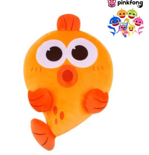 Pinkfong Shark Family Baby Shark Large Line Cushion Doll 40cm-Back Sofa Cushion - Picture 12 of 17