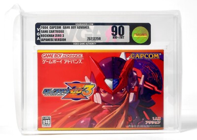 Nintendo Game Boy Advance,Rockman Zero 3 (Mega Man),VGA Gold 90 NM+/MT,Japanese