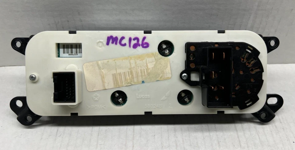 *TESTE OK* 06-07 DODGE RAM P/U DODGE DAKOTA CONTROLE MANUAL DE CALOR A/C COM MIR AQUECIDO - Imagem 2 de 4