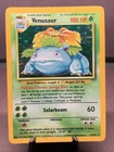 Pokémon TCG Venusaur Base Set Holo Rare 15/102 WOTC VTG 1999 MP