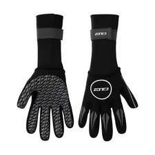 Image of Zone 3 Neoprene Swim Gloves Medium Black/silver 2mm Insulation high Stretch
