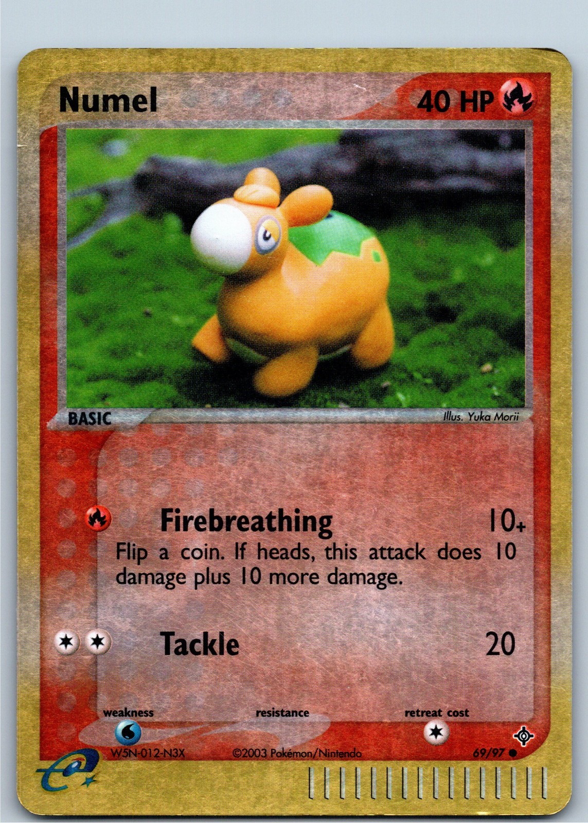 Pokemon Card - Numel - Ex Dragon - Reverse Holo - 69/97