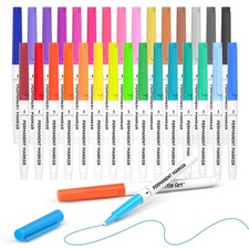 Shuttle Art Permanent Marker, 30 Colors 1 Count Pack of 30 , Assorted