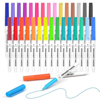 Shuttle Art Permanent Marker, 30 Colors 1 Count (Pack of 30), Assorted 