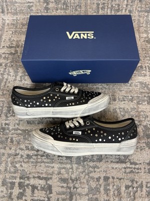 Größe 11 - Vans Premium Authentic Nocturnal Black Studded Leather VN000EGZBPR1
