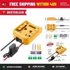 Azocek Power Wheel Adapter for DeWalt 20V Battery Converter 20A