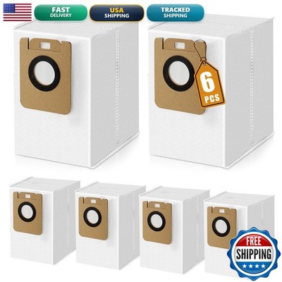 Chuancheng 6Pcs Dust Bag Dreame Bot Z10 Pro / L10 Plus Auto-Empty Station Robot