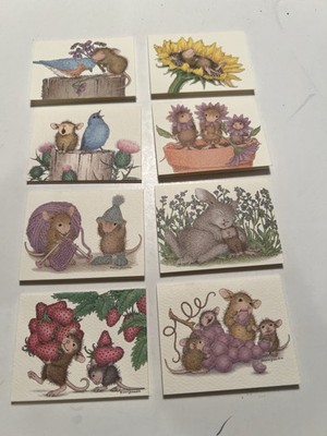 HOUSE MOUSE Designs 8 Mini Blank Gift Enclosures W/Envelopes 2002-2006 AT-15 NEW