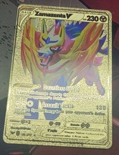 Carta Pokémon Zamazenta V Gold Fan Art