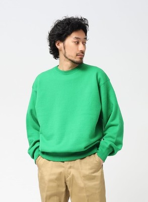 Cotton-Wool Fleece Crewneck Pullover