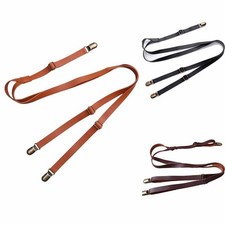 Elegante Vintage Leder Hosentr&auml;ger f&uuml;r Damen und Herren zuverl&auml;ssig und beque