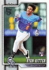 2026 Topps #18 Ryan Ritter RC Colorado Rockies