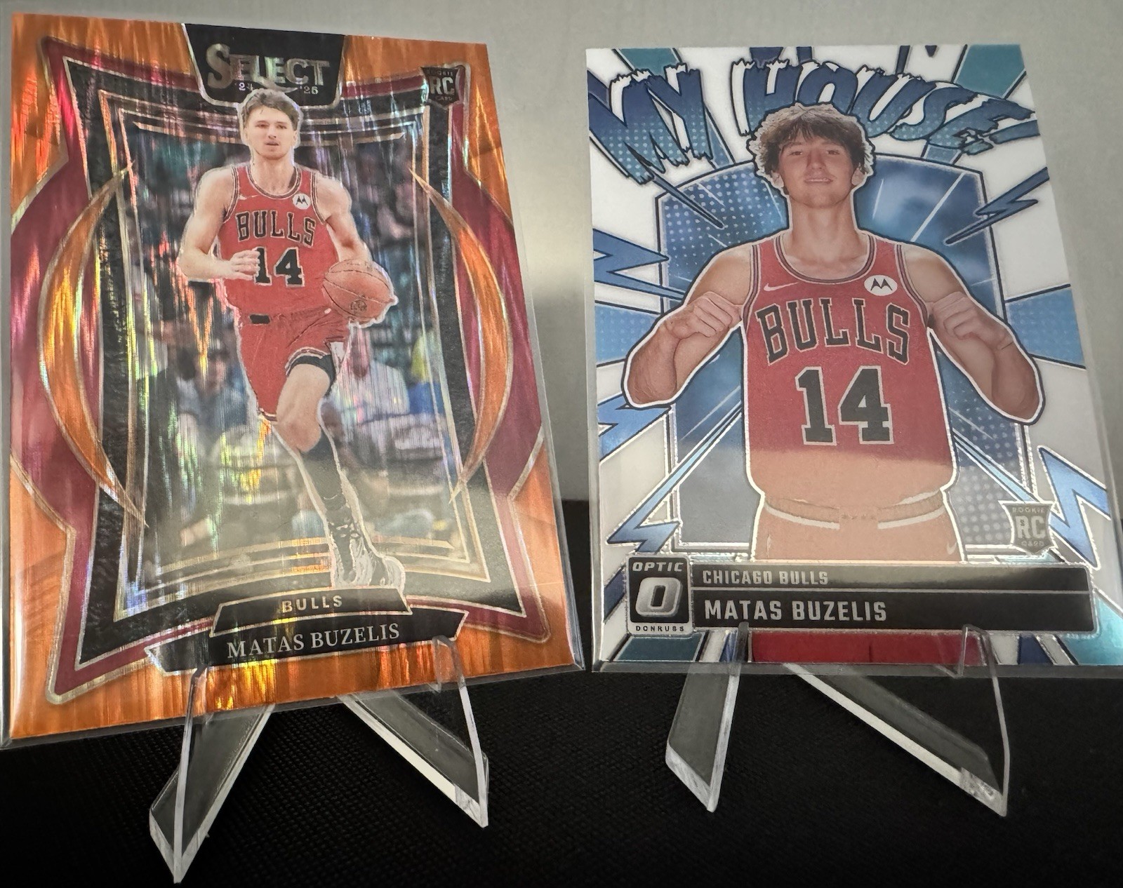 2024-25 Panini Select - Matas Buzelis #70 - Concourse Orange Tectonic Prizm (RC)