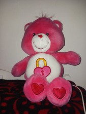 RARE Vintage Care Bears Secret Heart Plush Talking Bear 2004 WORKS NWOT