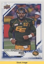 2019 Upper Deck CFL Blue Ryan King #25 READ o1h