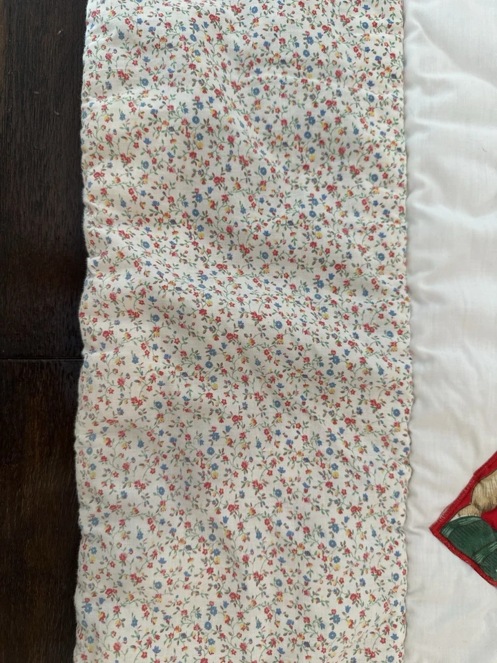 Manta bebé vintage hecha a mano caballo mecedor años 80/90 Foto 3 de 4