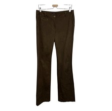 Lands End Dress Pants Cotton Fit 1 Brown 10T