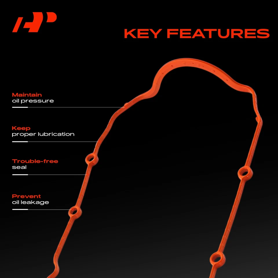 Junta de cárter de aceite de motor A-Premium para Chevy Malibu 04-06 Buick Rendezvous Pontiac Foto 4 de 4
