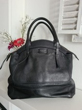 Radley Real Leather Tote Hobo Slouchy Shoulder Bag Black Large 