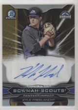 2015 Bowman Draft Gold 2/50 Kyle Freeland #BSI-KF Auto 0a17