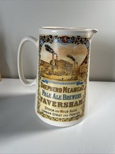 Vintage Shepherd Neame Brewery 4 Pint Ale Pitcher Jug Man Cave Home Bar Pub