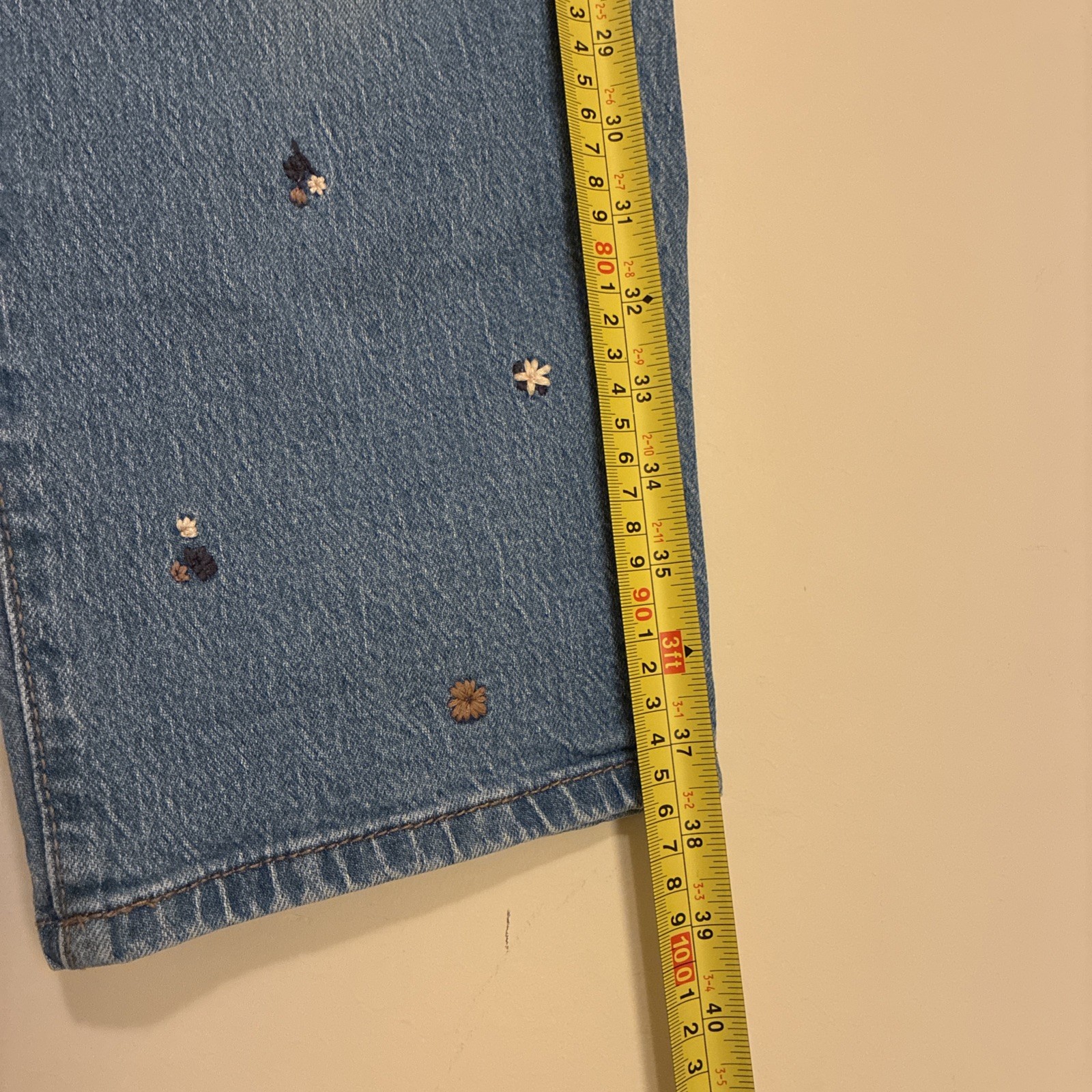 Universal Thread Vintage Straight Embroidered Flo… - image 8