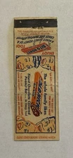 Old Nick Bit O Honey Candy Vintage Matchbook Cover 429