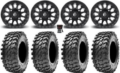 Fuel Vector MB 14'' Wheels 30'' Rampage Tires Can-Am Maverick X3