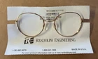 US GI Eyeglass Frame Randolph Engineering R711W99-G 51/19 140mm Gold