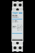 HAGER 25 AMP DOUBLE POLE NC CONTACTOR 230V COIL ES230 239230