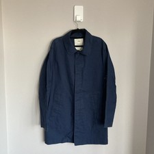 Mens Mac Coat Large Overcoat The Iconics Navy Blue