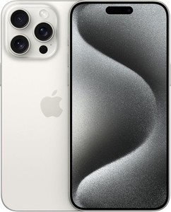 Apple iPhone 15 Pro Max 1TB 6,7" entsperrt weiß titan, 86% Batteriezustand