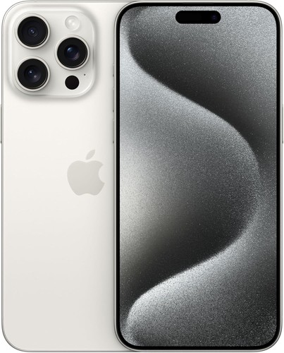 Apple iPhone 15 Pro Max 1TB 6,7" entsperrt weiß titan, 86% Batteriezustand