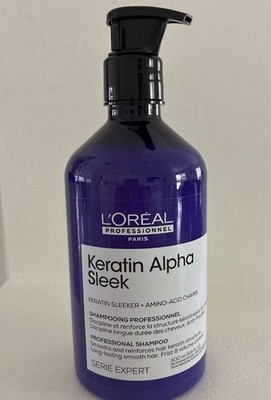 L'Oreal Serie Expert Keratin Alpha Sleek Shampoo 500 ml / Frizz & Volume Control