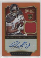 2014 Select Rookie Jerseys Orange Prizm 13/25 Austin Seferian-Jenkins Auto 0c2