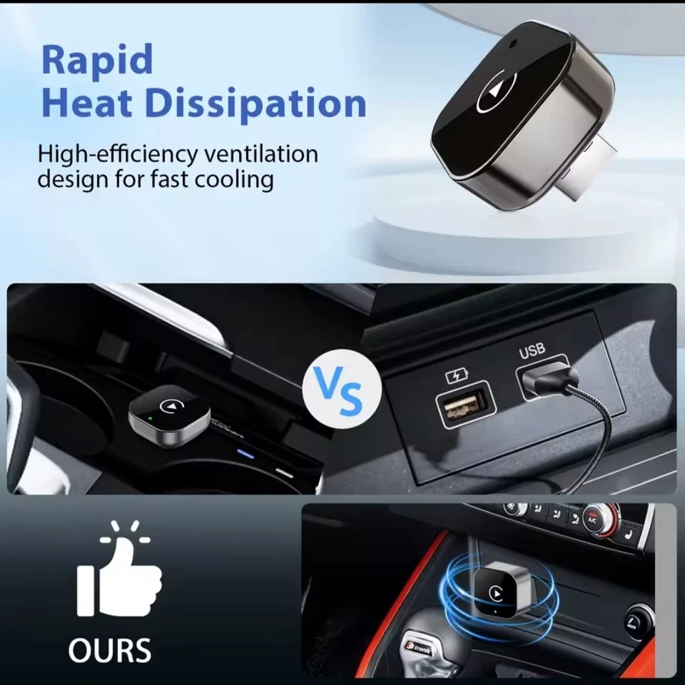 Wireless Adaptador CarPlay & Android Auto ,Inalámbrico, Oferta  - Imagen 4 de 4