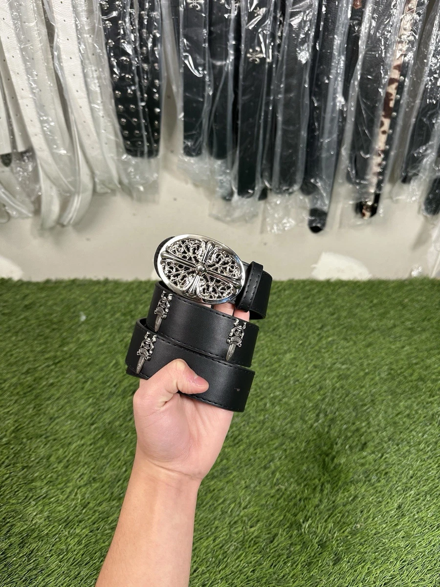 Chrome Hearts Leather Belts for Men for sale - eBay