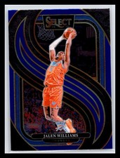 2024-25 Panini Select #124 Jalen Williams Oklahoma City Thunder Blue Prizm NBA